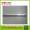 Tooling aluminum tube profile with drilled hole